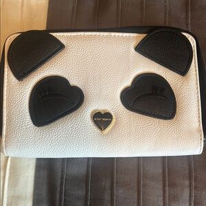 Betsey Johnson Panda Wallet - Black and White